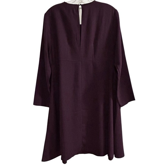 Philosophy Women's Long Sleeve Purple Knee Length Shift Dress Size L - Picture 10 of 12